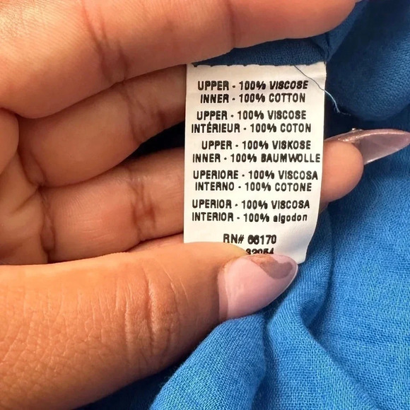 Anthropologie Bl^nk London blue beaded sleeveless top - Picture 5 of 5